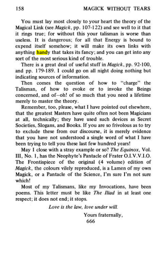 Original scan of Magick Without Tears, PDF page 191