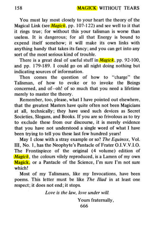 Original scan of Magick Without Tears, PDF page 191
