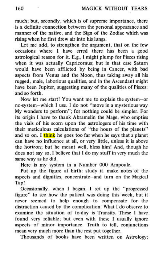 Original scan of Magick Without Tears, PDF page 193