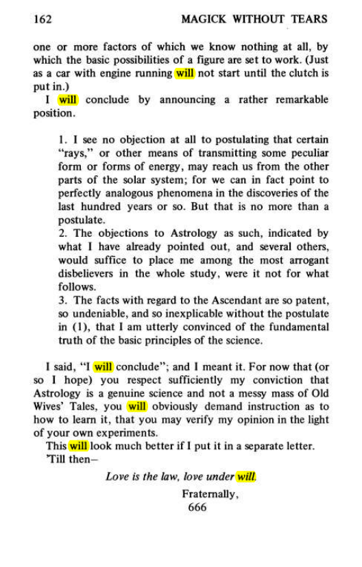 Original scan of Magick Without Tears, PDF page 195