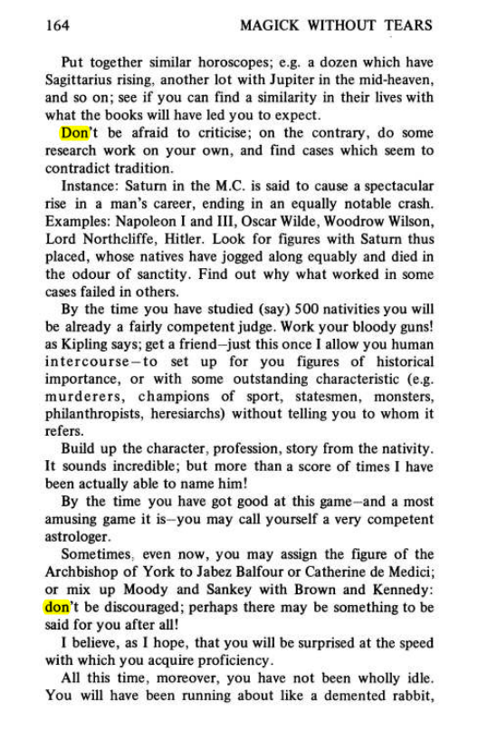 Original scan of Magick Without Tears, PDF page 197