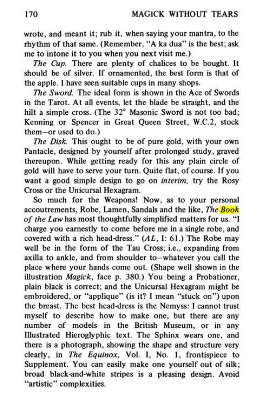 Original scan of Magick Without Tears, PDF page 203