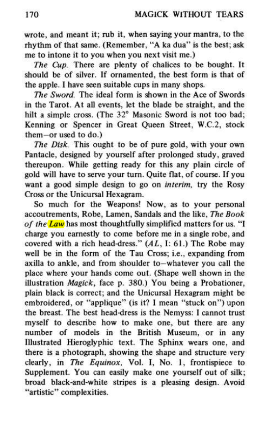 Original scan of Magick Without Tears, PDF page 203