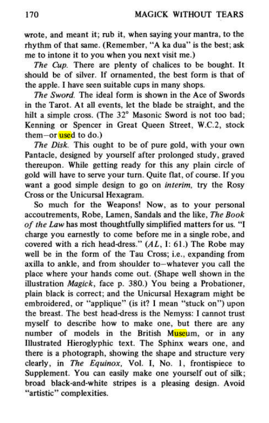 Original scan of Magick Without Tears, PDF page 203