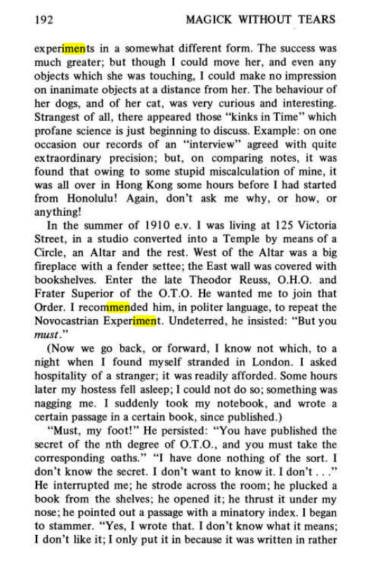 Original scan of Magick Without Tears, PDF page 225