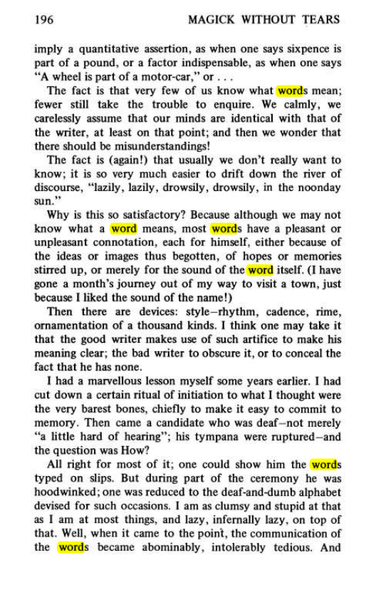 Original scan of Magick Without Tears, PDF page 229