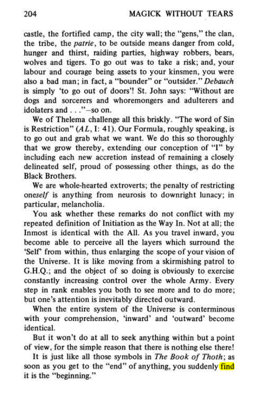 Original scan of Magick Without Tears, PDF page 237