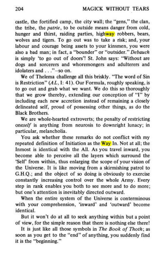 Original scan of Magick Without Tears, PDF page 237