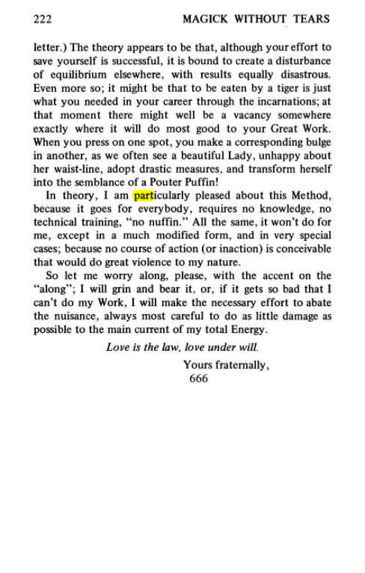 Original scan of Magick Without Tears, PDF page 255