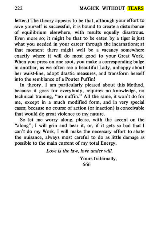 Original scan of Magick Without Tears, PDF page 255