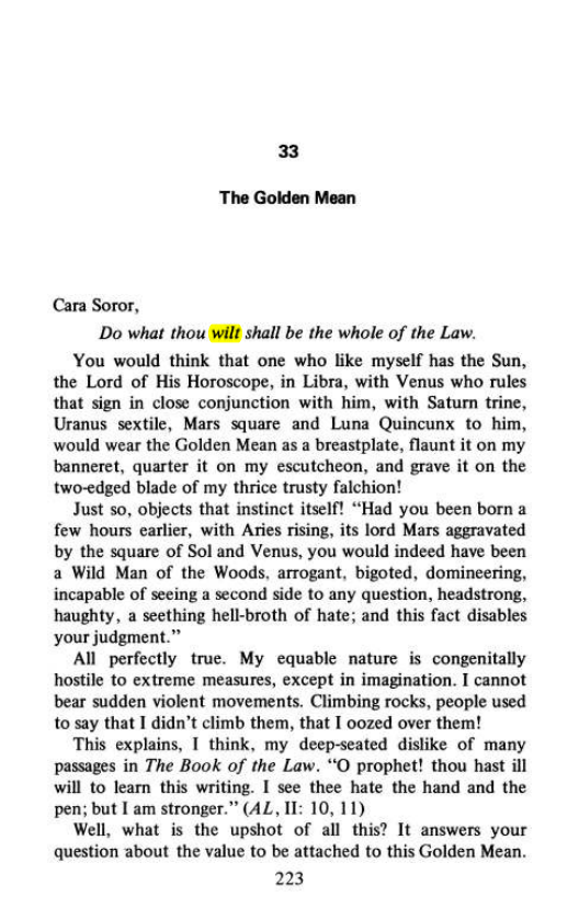 Original scan of Magick Without Tears, PDF page 256