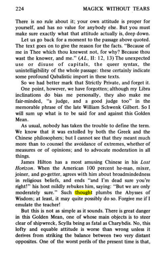 Original scan of Magick Without Tears, PDF page 257