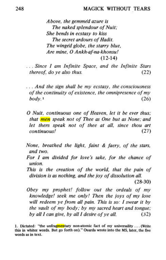 Original scan of Magick Without Tears, PDF page 281