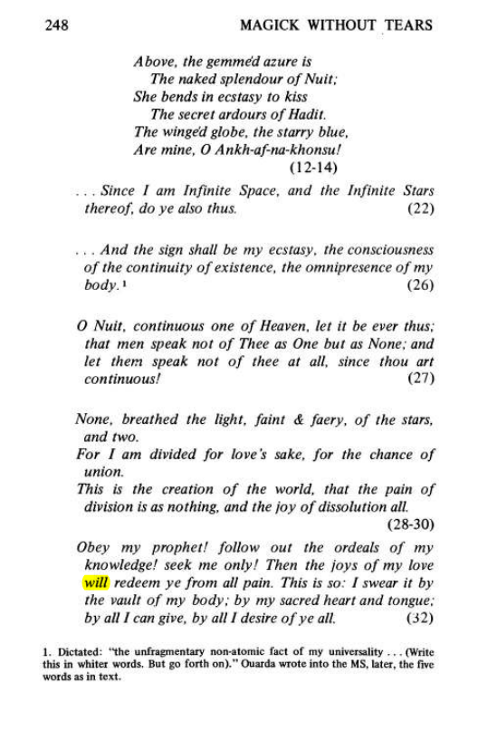 Original scan of Magick Without Tears, PDF page 281