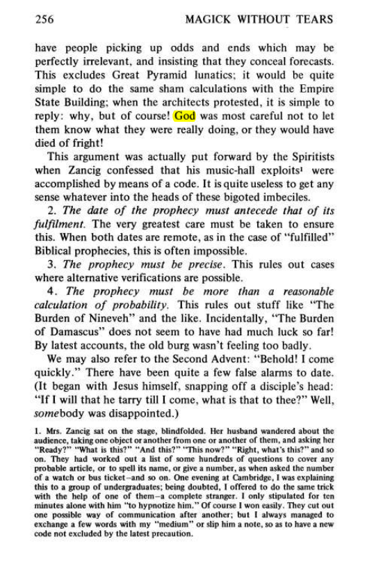 Original scan of Magick Without Tears, PDF page 289