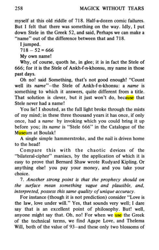 Original scan of Magick Without Tears, PDF page 291