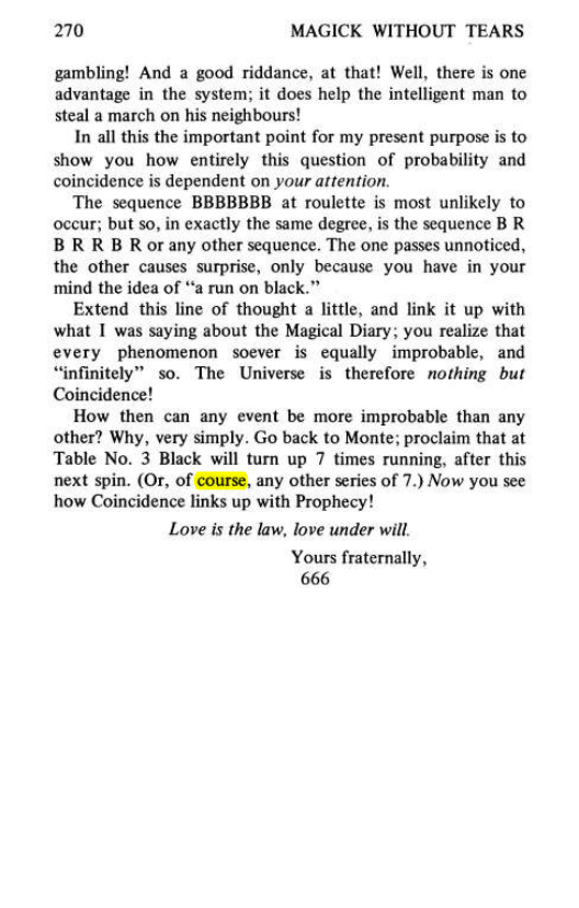 Original scan of Magick Without Tears, PDF page 303