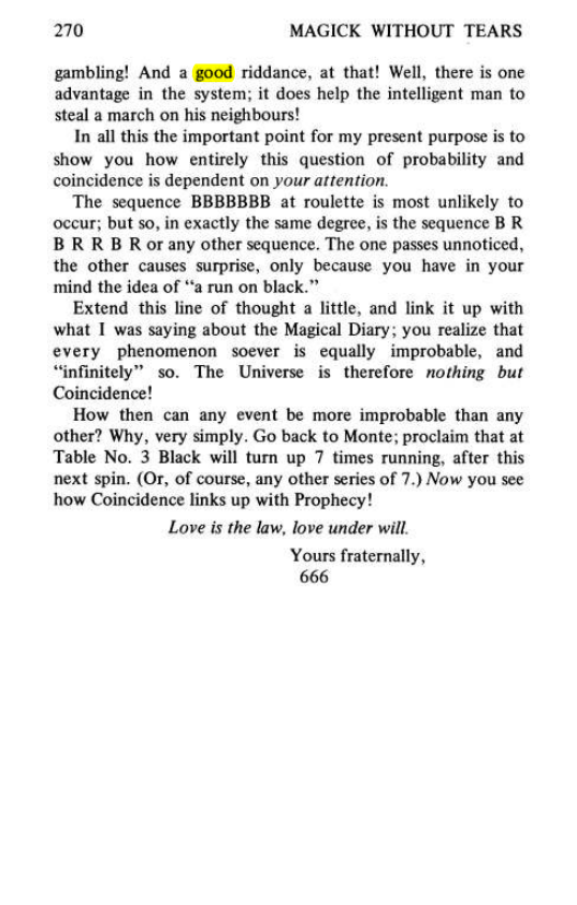 Original scan of Magick Without Tears, PDF page 303