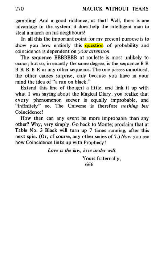 Original scan of Magick Without Tears, PDF page 303