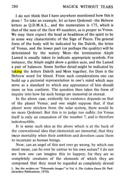 Original scan of Magick Without Tears, PDF page 313