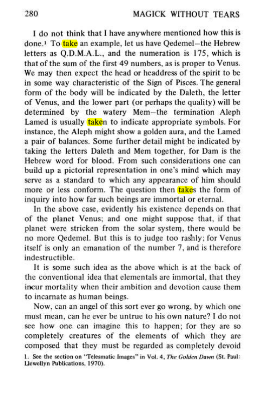 Original scan of Magick Without Tears, PDF page 313