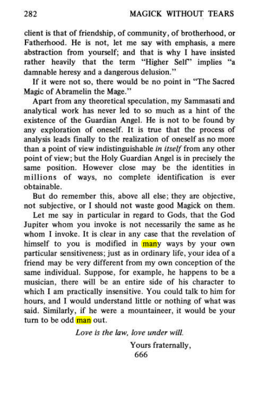 Original scan of Magick Without Tears, PDF page 315