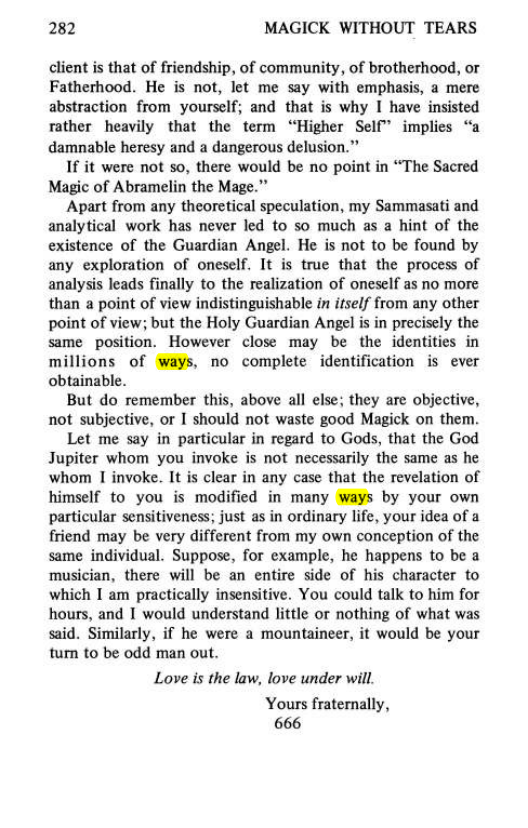 Original scan of Magick Without Tears, PDF page 315