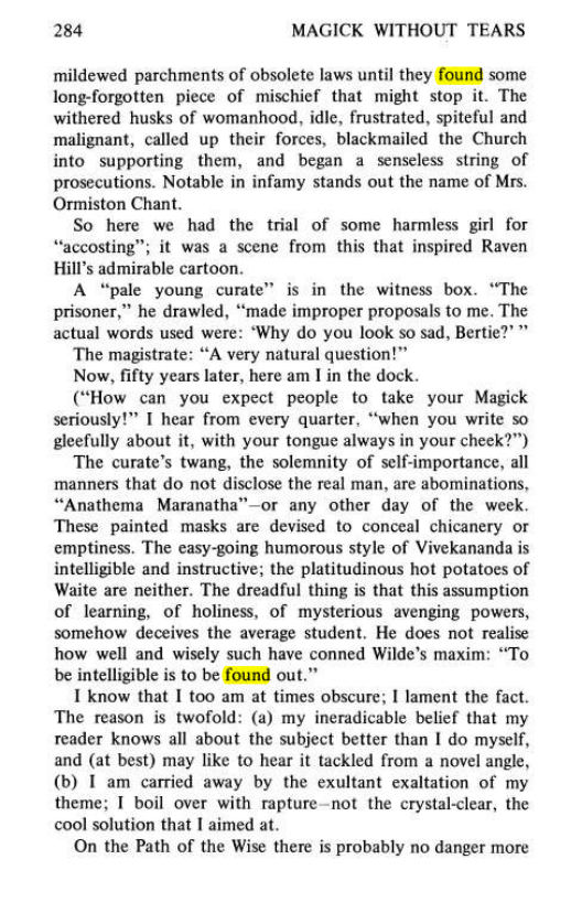 Original scan of Magick Without Tears, PDF page 317
