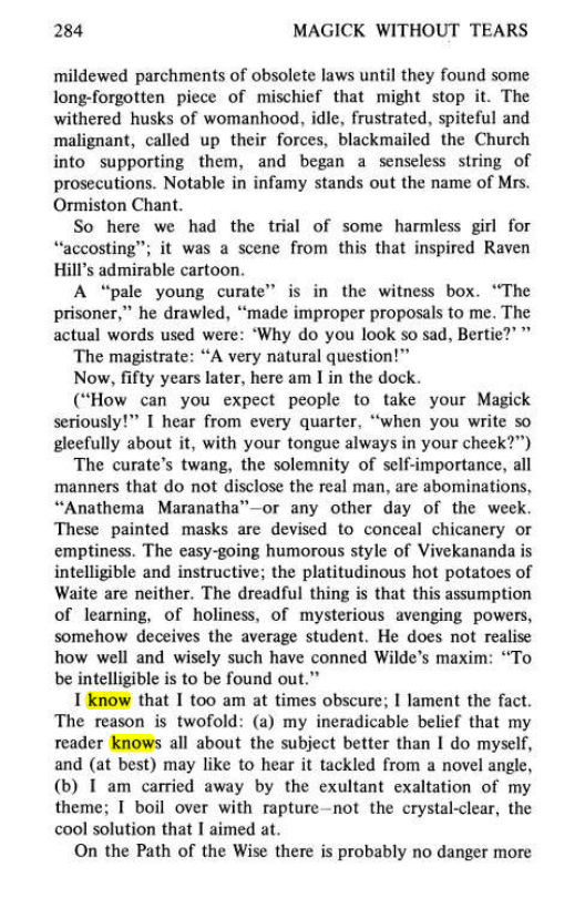 Original scan of Magick Without Tears, PDF page 317