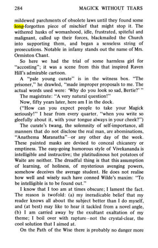 Original scan of Magick Without Tears, PDF page 317