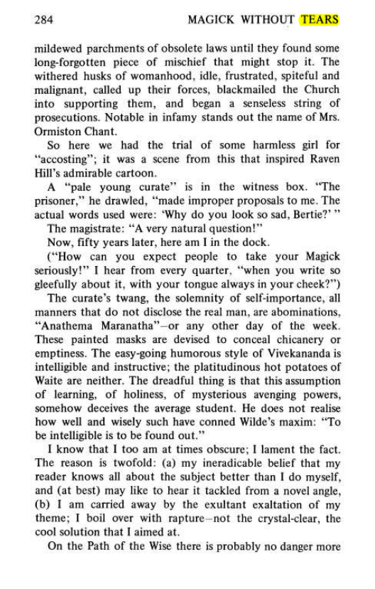 Original scan of Magick Without Tears, PDF page 317