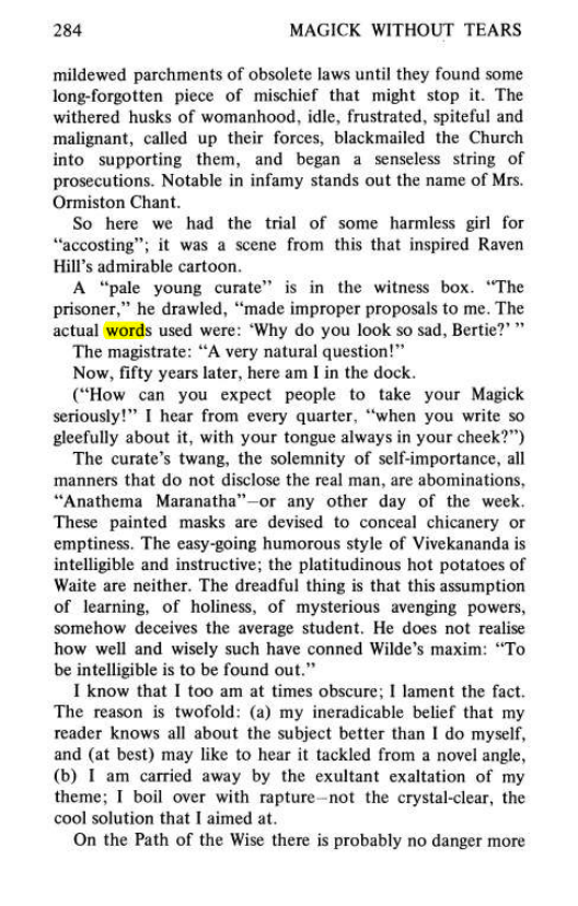 Original scan of Magick Without Tears, PDF page 317