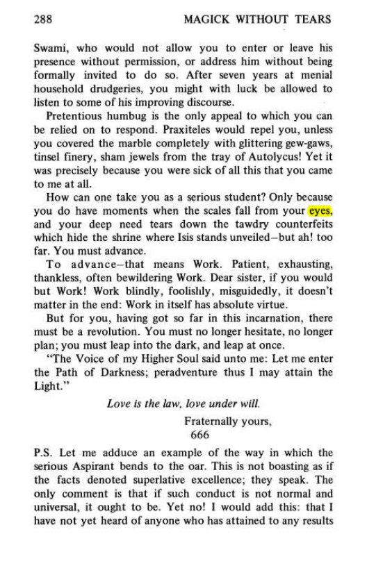 Original scan of Magick Without Tears, PDF page 321
