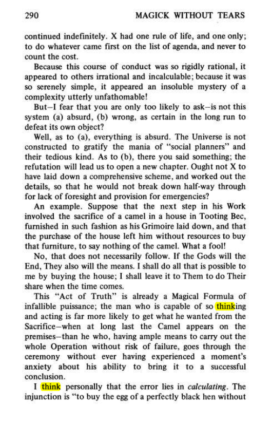 Original scan of Magick Without Tears, PDF page 323