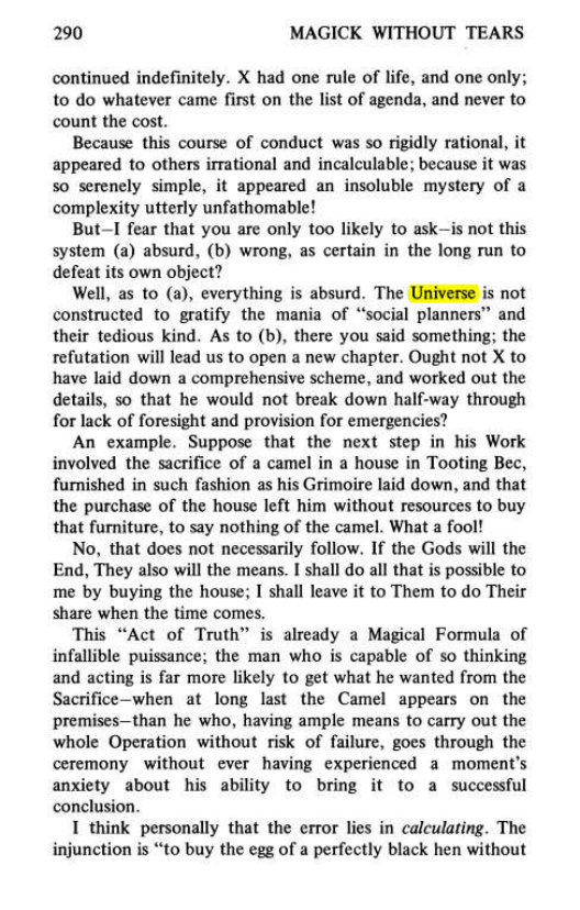 Original scan of Magick Without Tears, PDF page 323