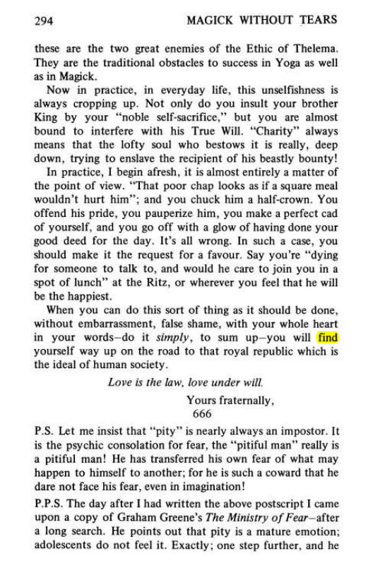 Original scan of Magick Without Tears, PDF page 327