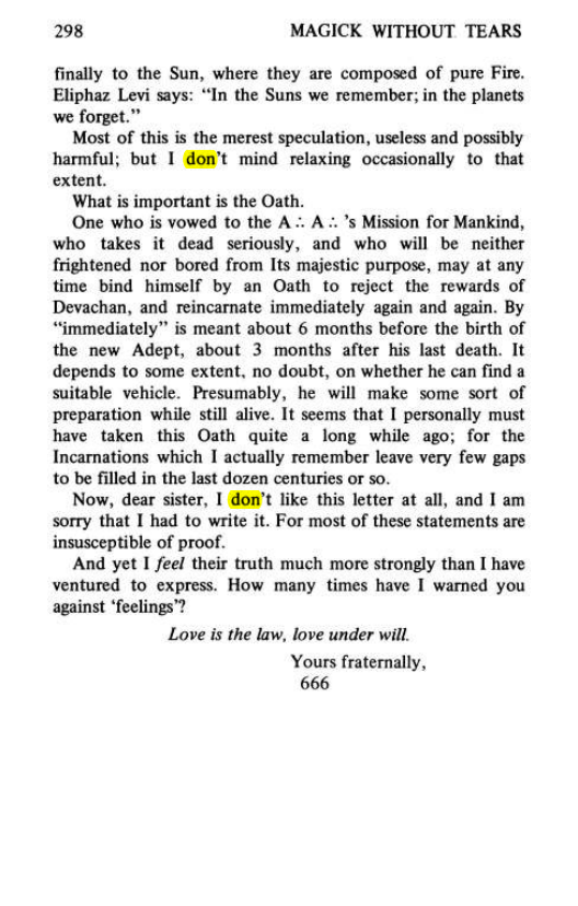 Original scan of Magick Without Tears, PDF page 331