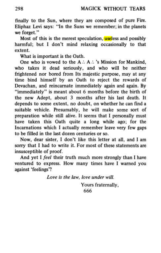 Original scan of Magick Without Tears, PDF page 331