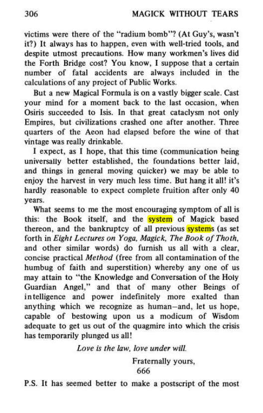 Original scan of Magick Without Tears, PDF page 339