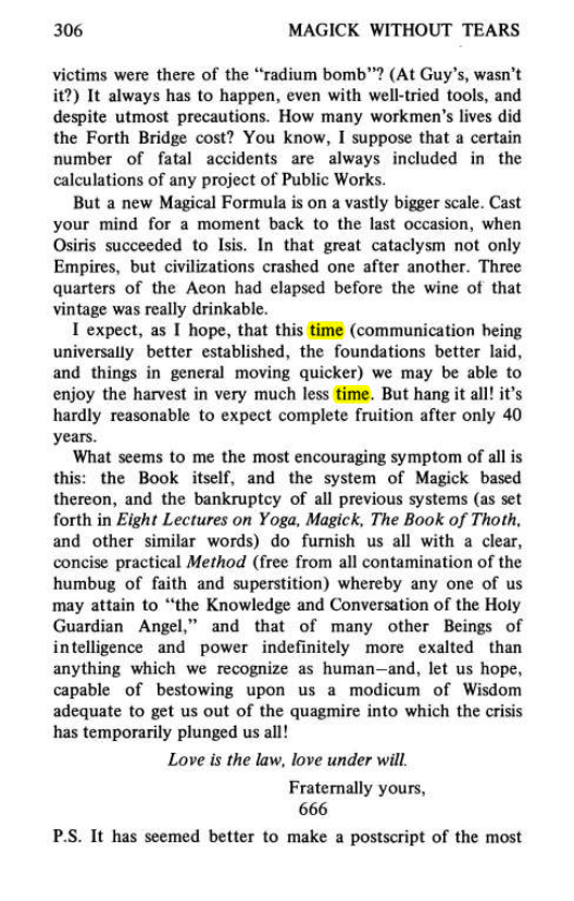 Original scan of Magick Without Tears, PDF page 339