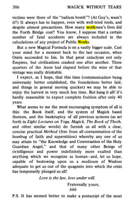 Original scan of Magick Without Tears, PDF page 339