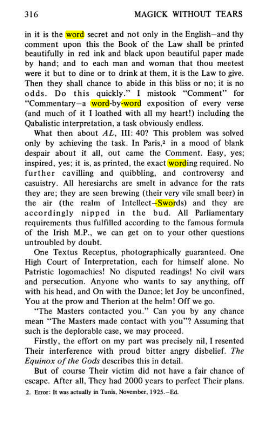 Original scan of Magick Without Tears, PDF page 349