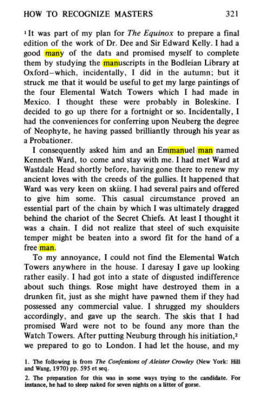 Original scan of Magick Without Tears, PDF page 354