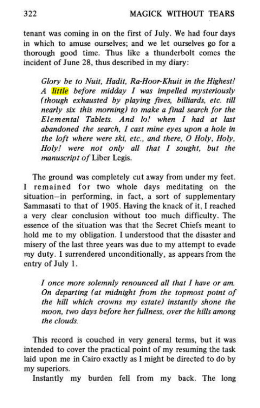 Original scan of Magick Without Tears, PDF page 355
