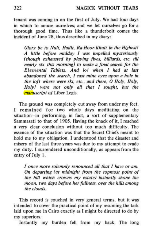 Original scan of Magick Without Tears, PDF page 355