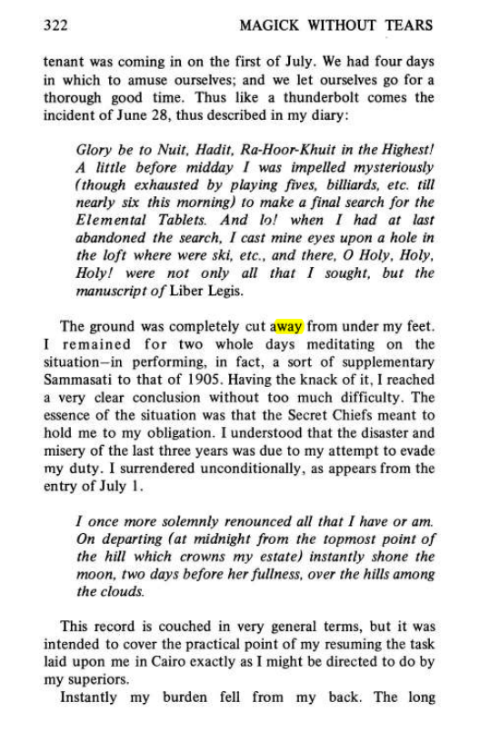 Original scan of Magick Without Tears, PDF page 355