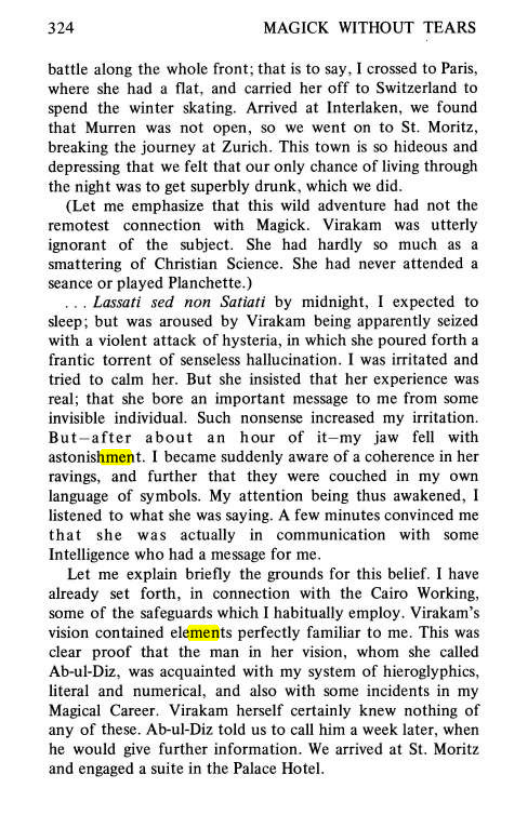 Original scan of Magick Without Tears, PDF page 357