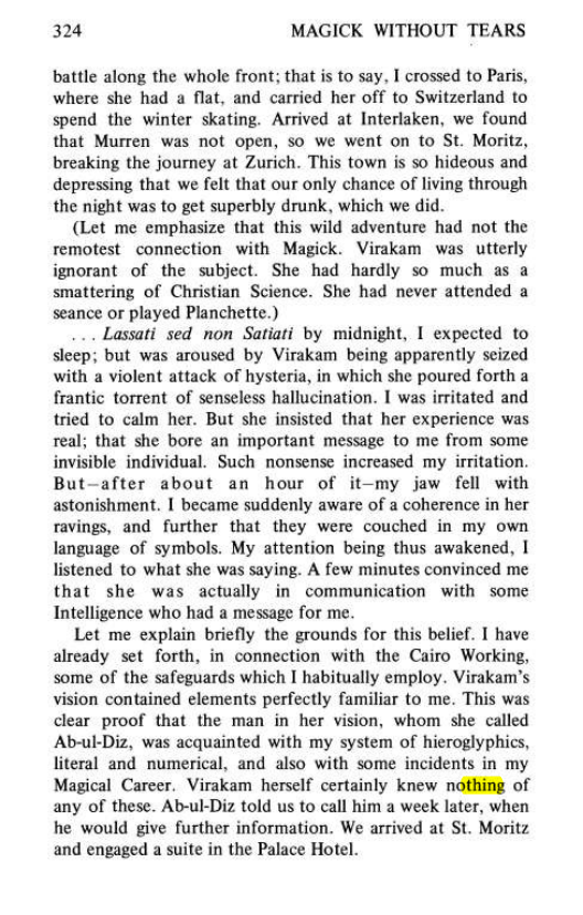 Original scan of Magick Without Tears, PDF page 357