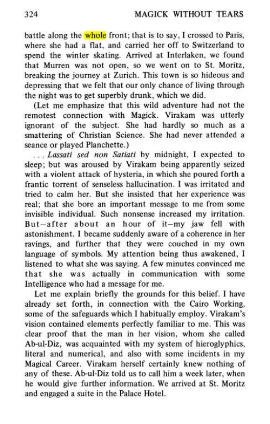 Original scan of Magick Without Tears, PDF page 357