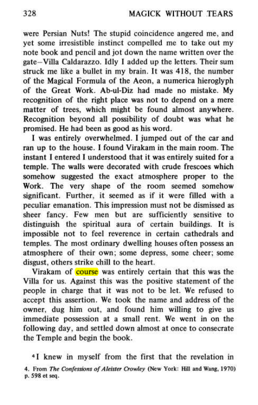 Original scan of Magick Without Tears, PDF page 361